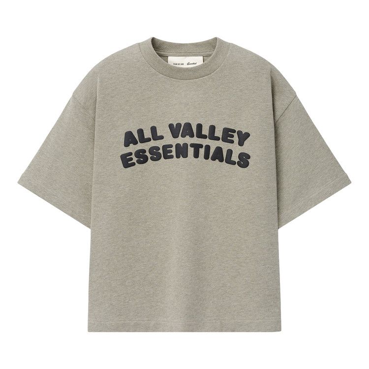 Fear of God Essentials Merch Tee Boxy Fit 'Seal Heather'