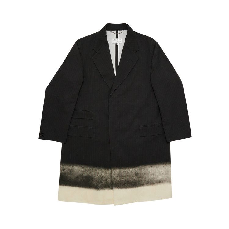 Maison Margiela Trompe L'Oeil Pinstripe Coat 'Grey'
