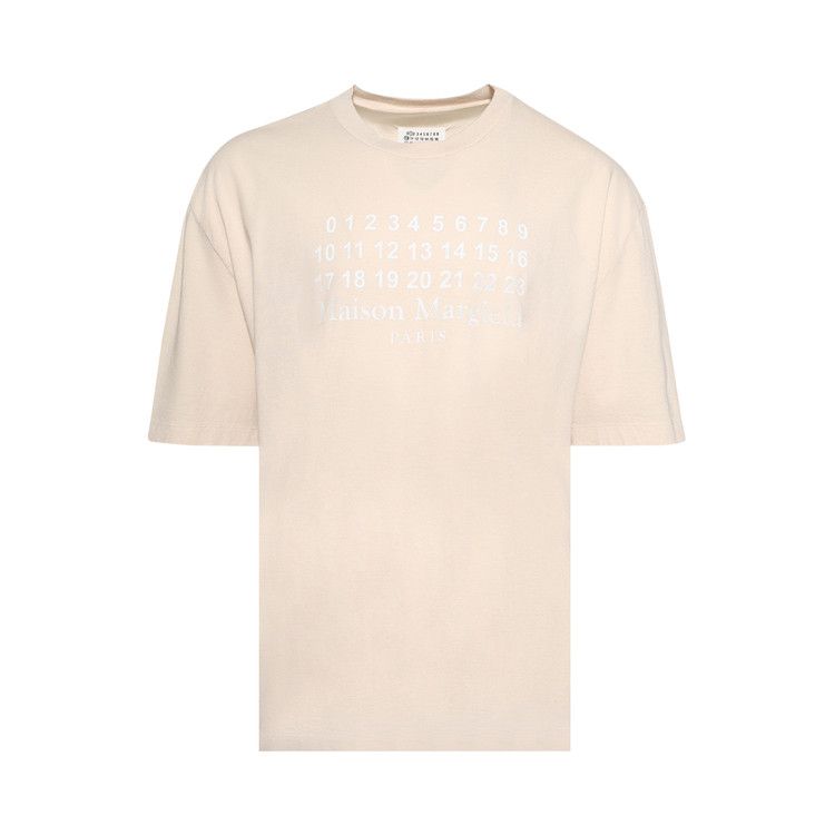 Maison Margiela Numerical Logo T-shirt 'Ecru'
