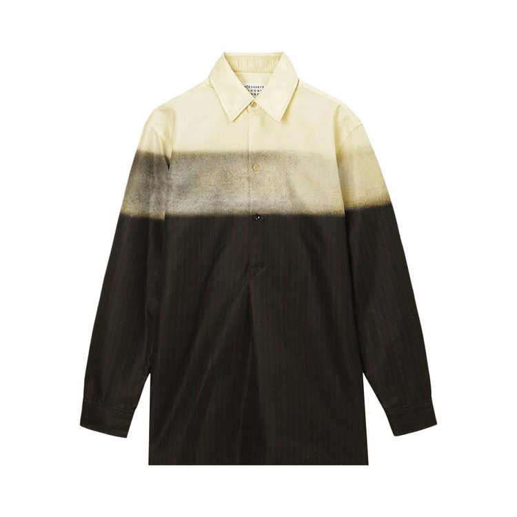 Maison Margiela Long-Sleeve Shirt 'Blue Pinstripes'