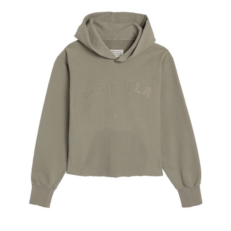 Maison Margiela Firm Cotton Fleece Hoodie 'Dove'