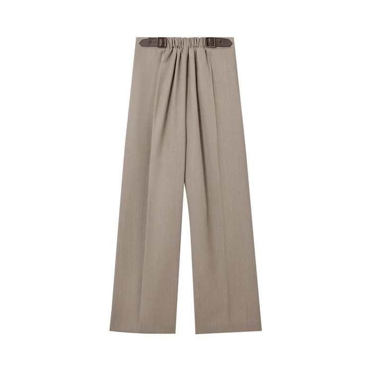 Loewe Belted Trousers 'Beige Melange'