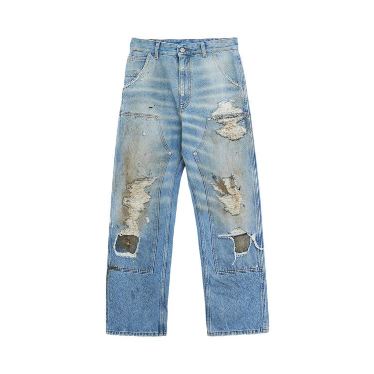 MM6 Maison Margiela 5 Pocket Pants 'Medium Blue'