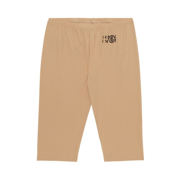 MM6 Maison Margiela Logo Biker Shorts 'Nude'