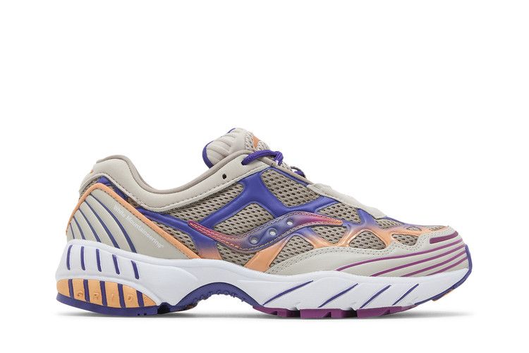 White Mountaineering x Saucony Grid Web 'Purple Orange'