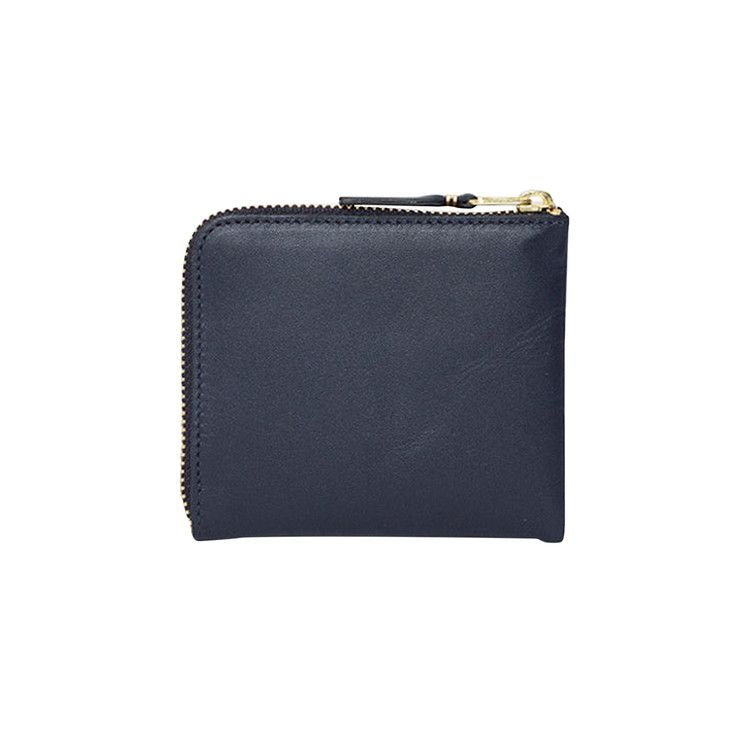 Comme des Garçons Wallet Classic Leather Zip Wallet 'Navy'