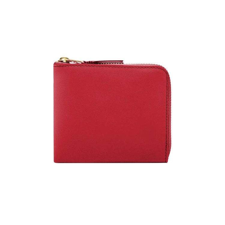 Comme des Garçons Wallet Classic Leather Line L-Zipper Wallet 'Red'