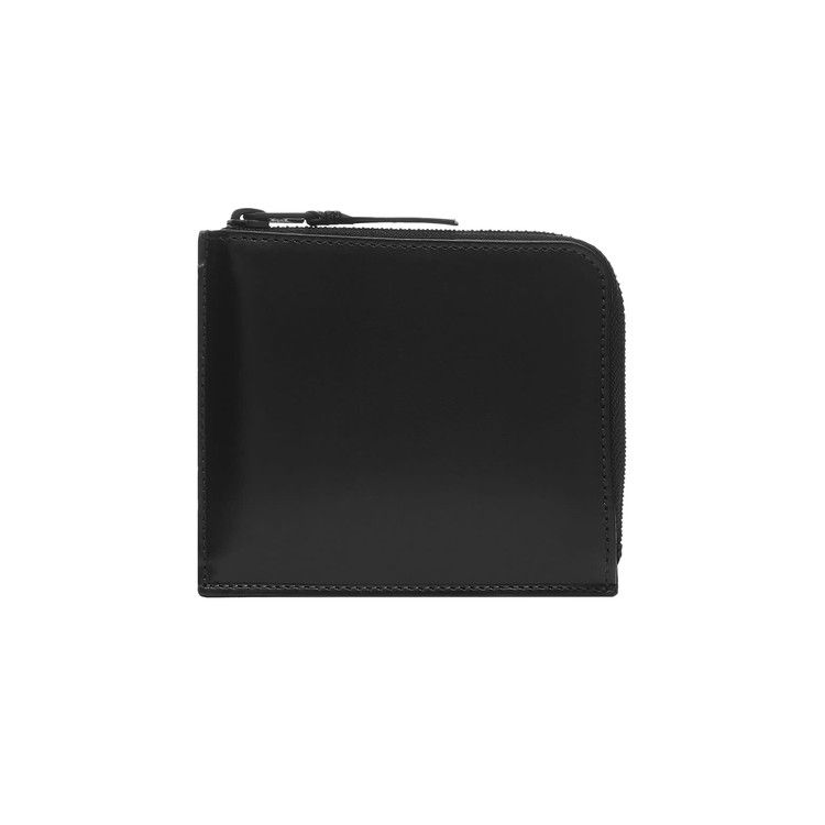 Comme des Garçons Wallet Leather Zip Wallet 'Black'