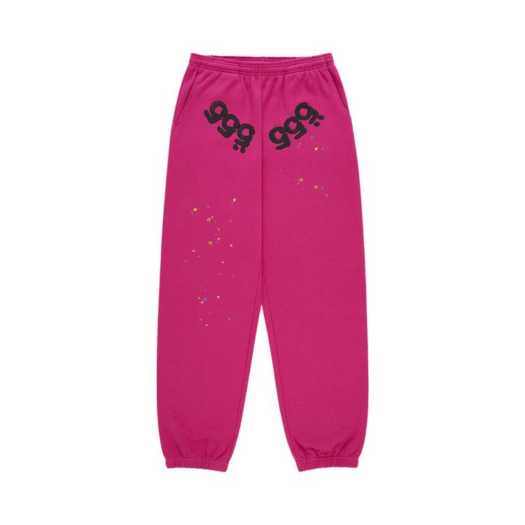Sp5der Angel Number Sweatpant 'Pink'