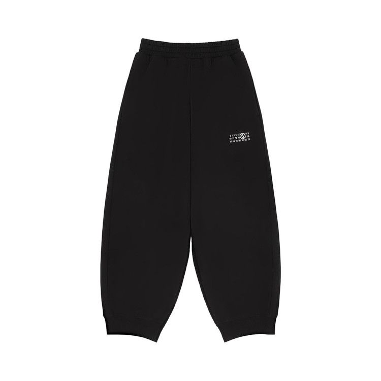 MM6 Maison Margiela Wide Leg Sweatpants With Labels 'Light Grey Melange'