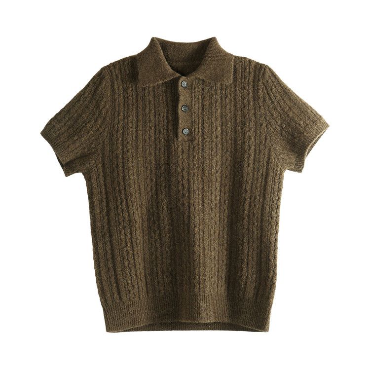 MM6 Maison Margiela Polo Shirt 'Brown'