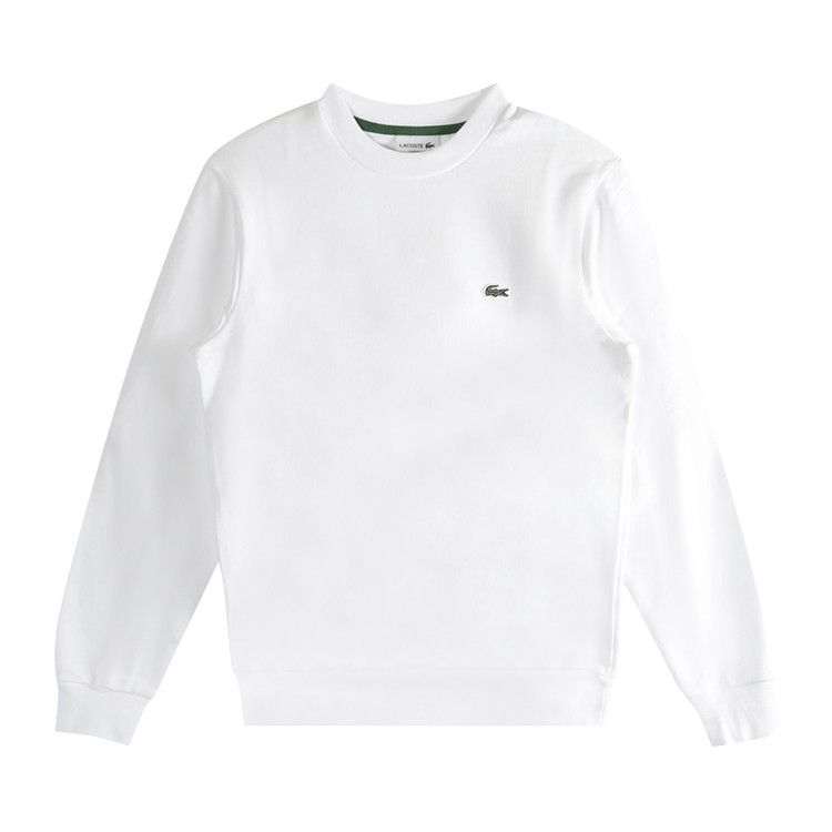 Lacoste Classic Fit Cotton Fleece Sweatshirt 'White'