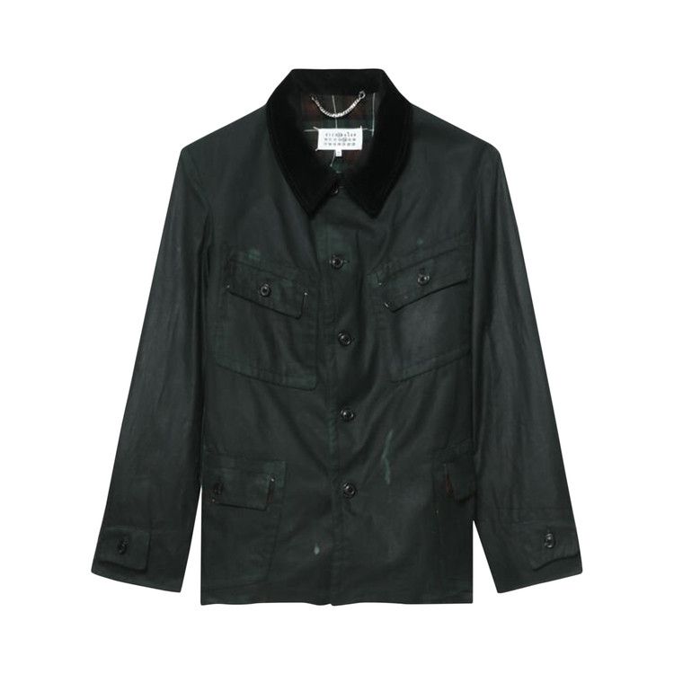 Maison Margiela Waxed Jacket 'Petrol'