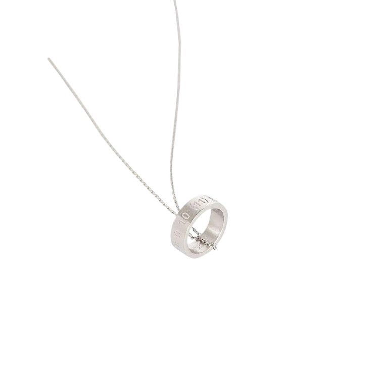 Maison Margiela Number Logo Ring Necklace 'Silver'