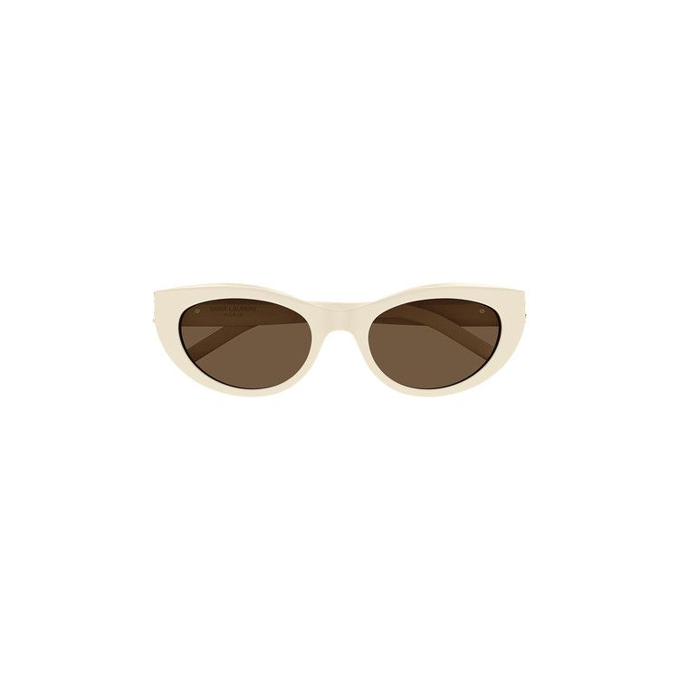 Saint Laurent Cat Eye Frame Sunglasses 'Ivory'
