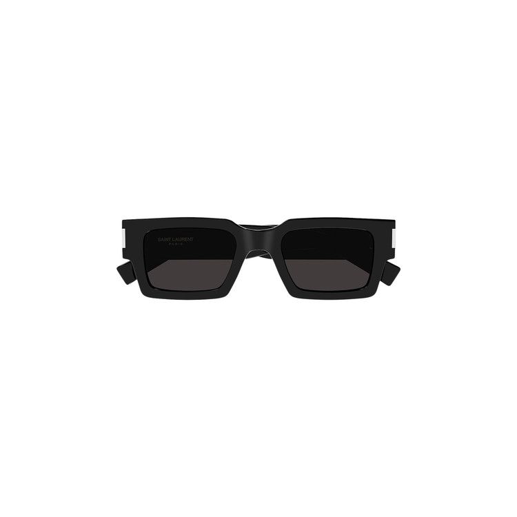 Saint Laurent Geometric Frame Sunglasses 'Black'