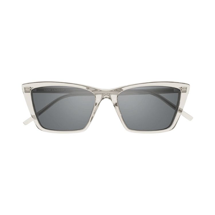 Saint Laurent Mica Thin Cat Eye Sunglasses 'Beige'