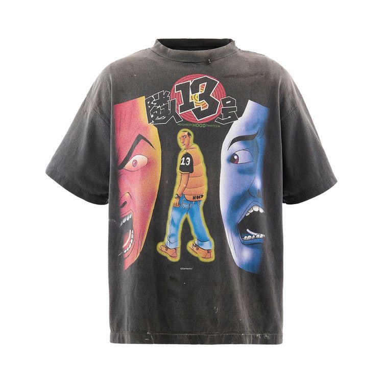 SAINT Mxxxxxx x Santastic! x Geeks Rule 13 Short-Sleeve Tee 'Black'