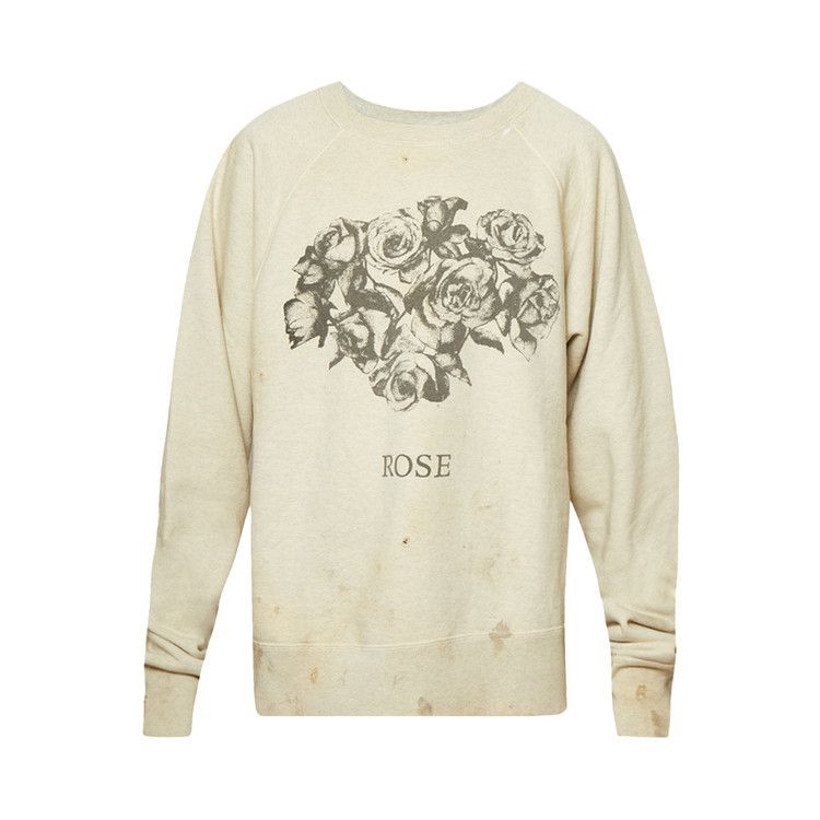 SAINT Mxxxxxx Rose Crewneck Sweatshirt 'Grey'