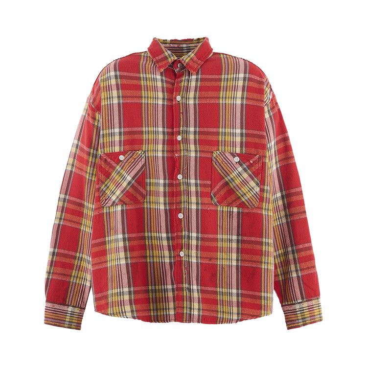 SAINT Mxxxxxx Check Flannel Shirt 'Red/Yellow'