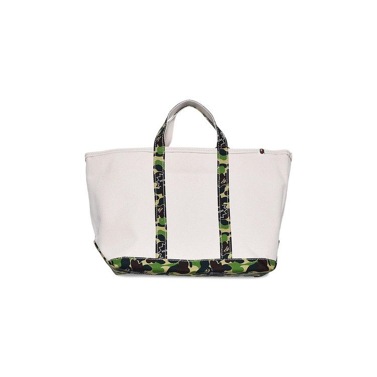 SAINT Mxxxxxx x BAPE Large Tote Bag 'White/Camo'