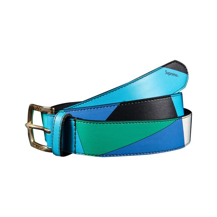 Supreme x Emilio Pucci Belt 'Blue'