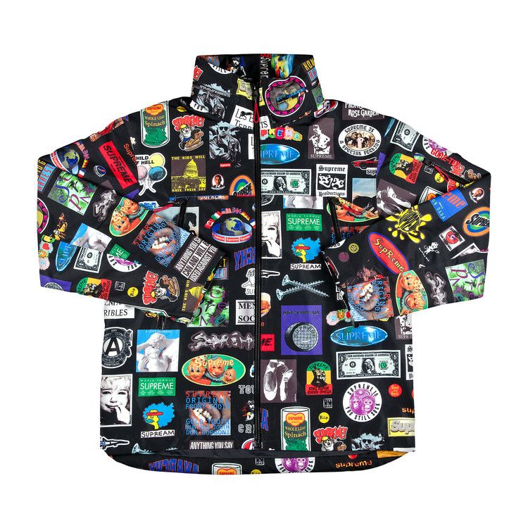 Supreme GORE-TEX Stickers Shell Jacket 'Black'
