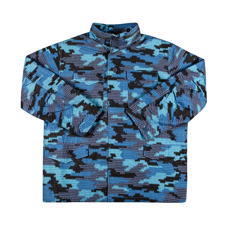 Supreme Logo Camo M-65 Jacket 'Blue'