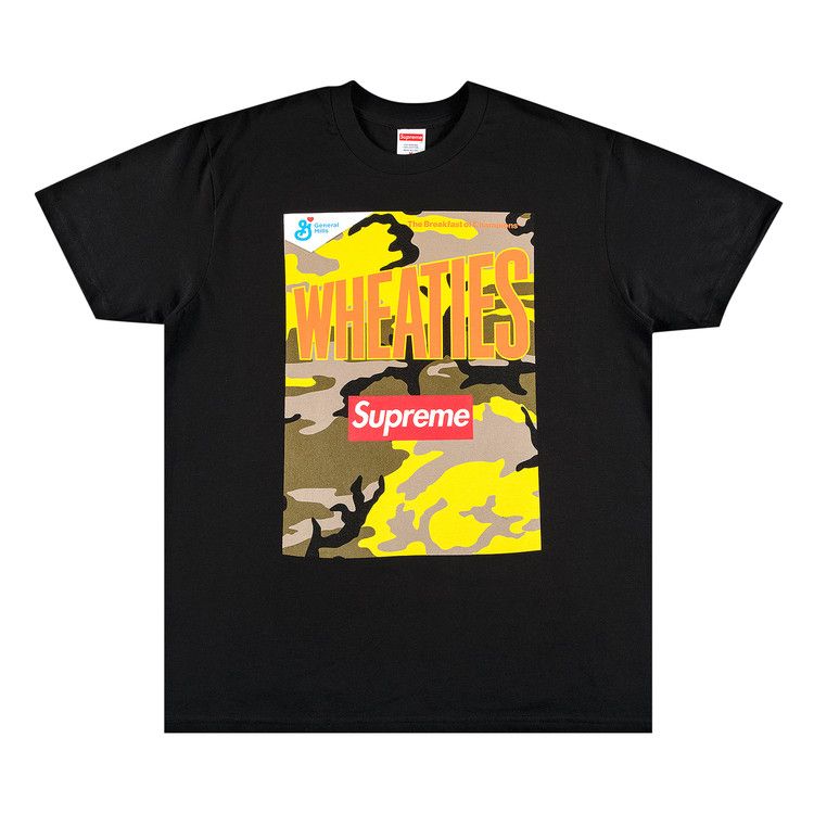 Supreme x Wheaties Tee 'Black'