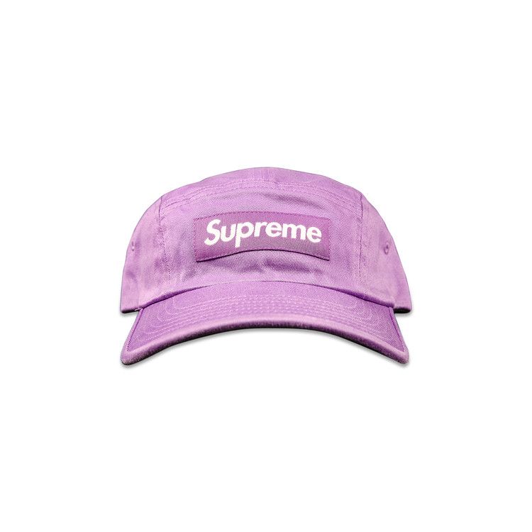 Supreme Washed Chino Twill Camp Cap 'Light Purple'