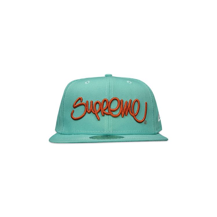 Supreme Handstyle New Era 'Mint'
