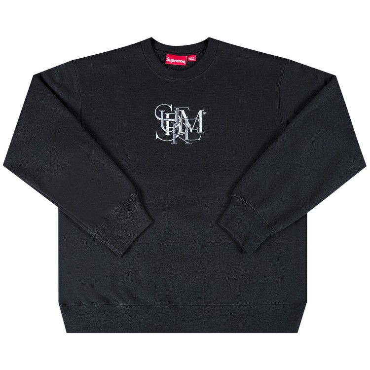 Supreme Overlap Crewneck 'Black'