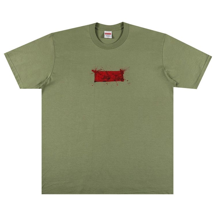 Supreme Ralph Steadman Box Logo Tee 'Light Olive'