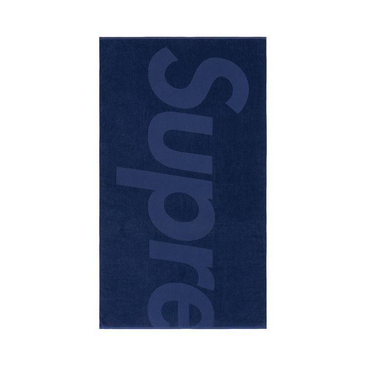 Supreme Tonal Logo Towel 'Navy'