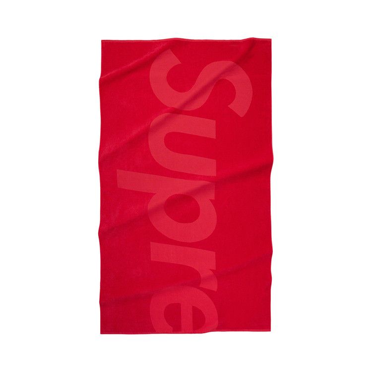 Supreme Tonal Logo Towel 'Red'