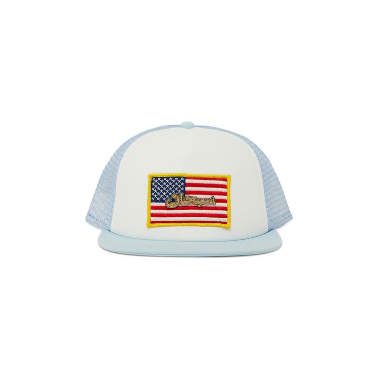 Supreme Name Plate Mesh Back 5-Panel 'Light Blue'
