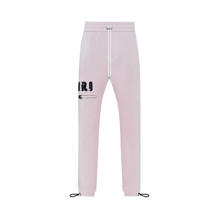 Amiri MA Bar Applique Sweatpant 'Silver/Pink'