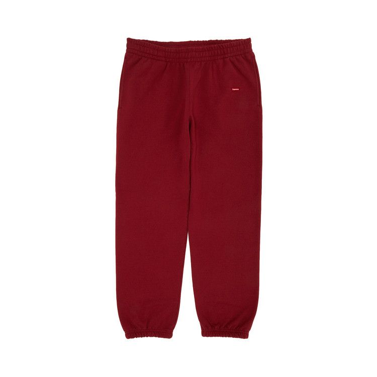 Supreme Small Box Sweatpant 'Dark Red'