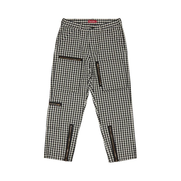 Supreme Gingham Flight Pant 'Black'