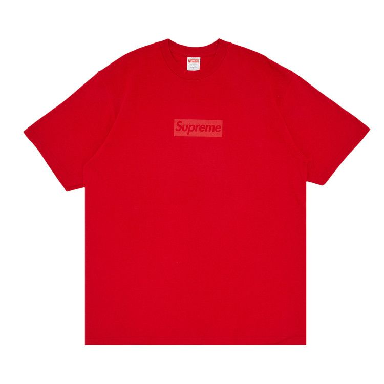 Supreme Tonal Box Logo Tee 'Red'