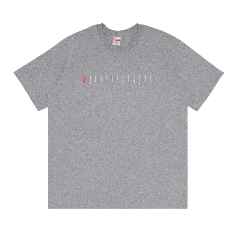 Supreme Location Tee 'Heather Grey'