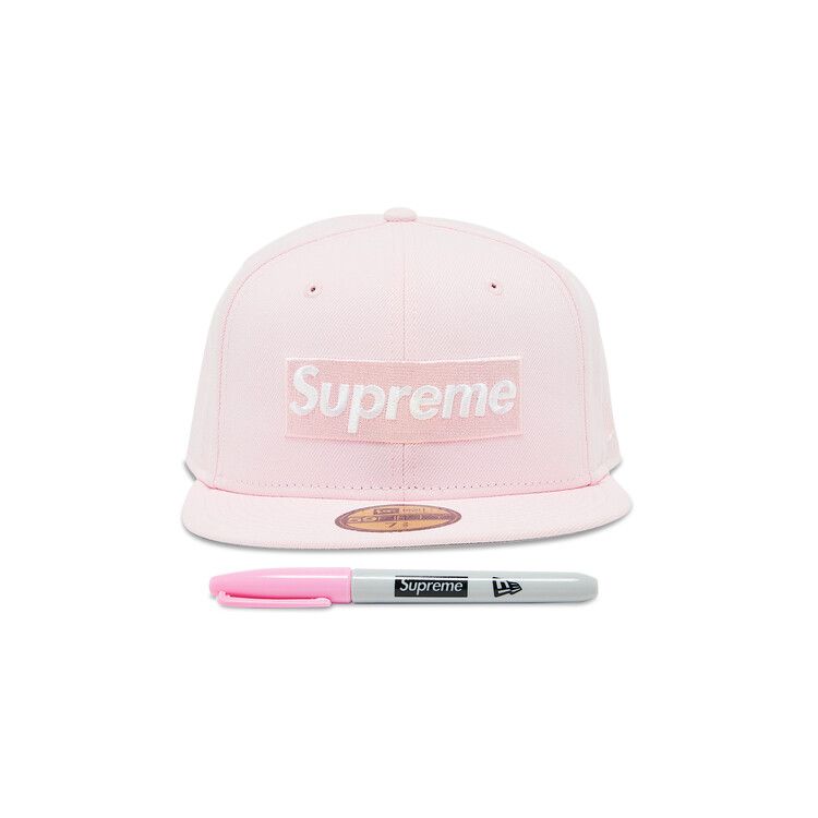 Supreme Sharpie Box Logo New Era 'Pink'