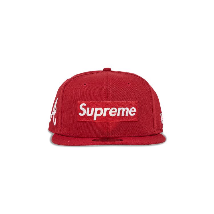 Supreme x MLB Teams Box Logo New Era 'Red - Atlanta'