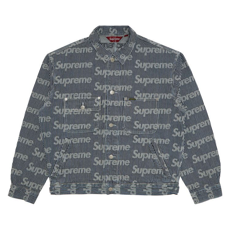 Supreme Denim Chore Trucker Jacket 'Stripe'