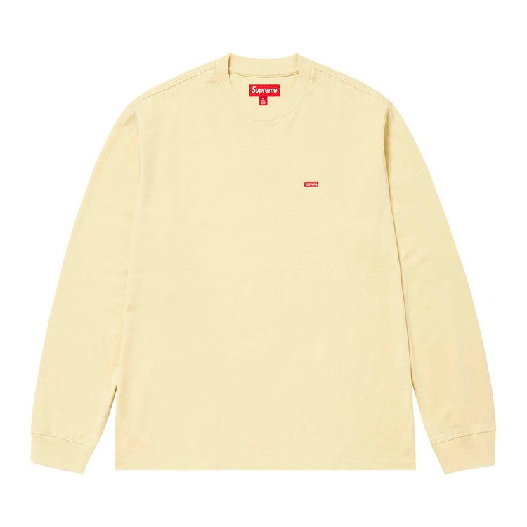 Supreme Small Box Long-Sleeve Tee 'Light Tan'
