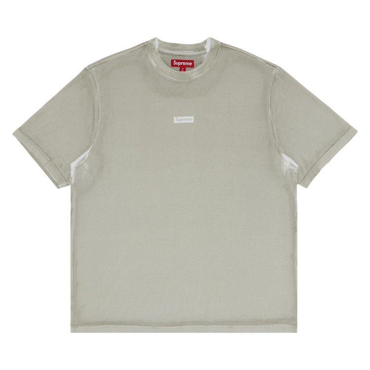 Supreme Overprint Small Box Short-Sleeve Top 'Grey'