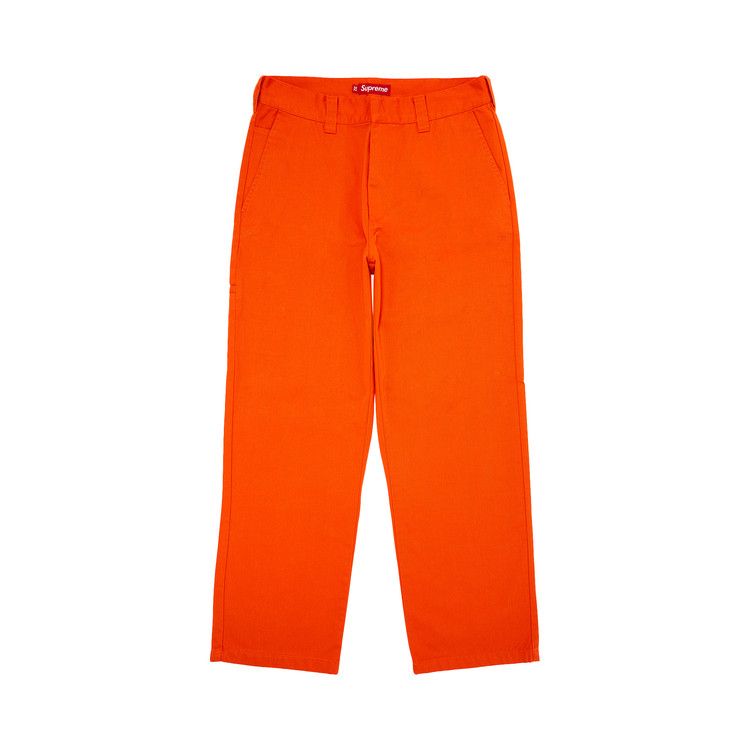 Supreme x Toy Machine Work Pant 'Bright Orange'