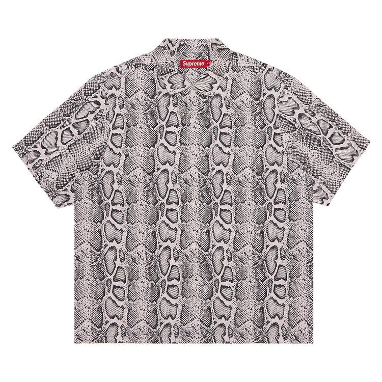 Supreme Snake Short-Sleeve Shirt 'Pink'