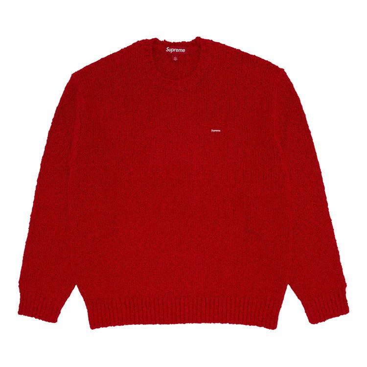 Supreme Bouclé Small Box Sweater 'Red'