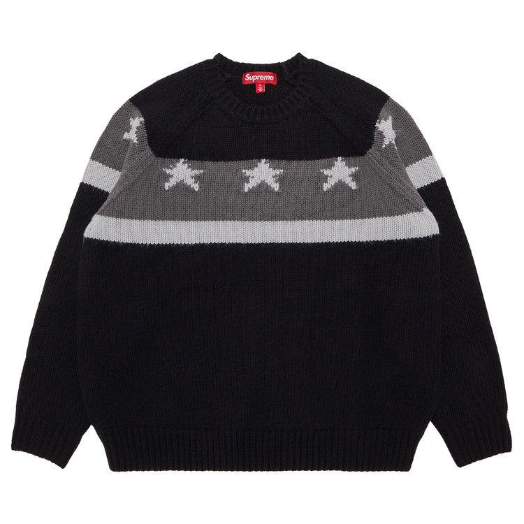 Supreme Stars Sweater 'Black'